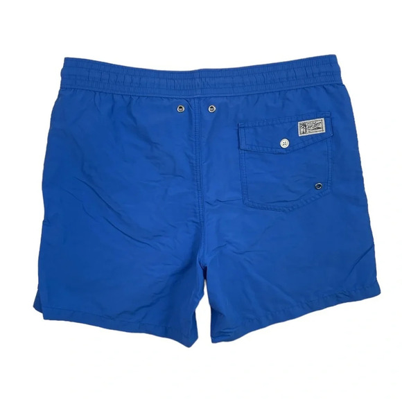SH46 Mens Polo Ralph Lauren Designer 5” Inseam Lined Preppy Swim Trunks S - Picture 4 of 6